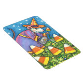 キャンディーコーンガーデンの白いカラフルネズミ&かわいい マグネット (右側)