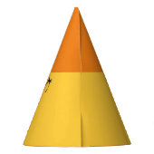 キャンディーコーンガーランドのハロウィーンかわいい弓 パーティーハット (裏面)