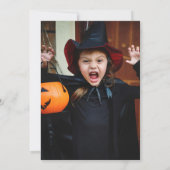 キャンディーコーンキッズハローウィンパーティ 招待状 (裏面)