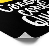 キャンディーコーンクイーンキュートハロウィーンかわいいクラウン ポスター (角)