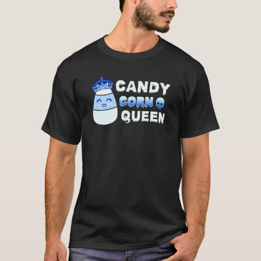 キャンディーコーンクイーンハロウィーン Tシャツ (正面)
