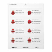 キャンディーコーンデビルハロウィーン ラベル (フルシート)