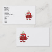 キャンディーコーンデビルハロウィーン 名刺 (正面/裏面)