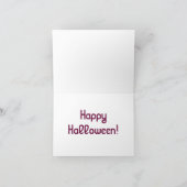 キャンディーコーンハッピーハローウィンカード カード (内部)