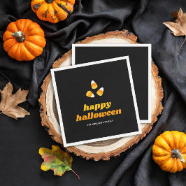 キャンディーコーンハッピーハローウィンパーティー スタンダードカクテルナプキン