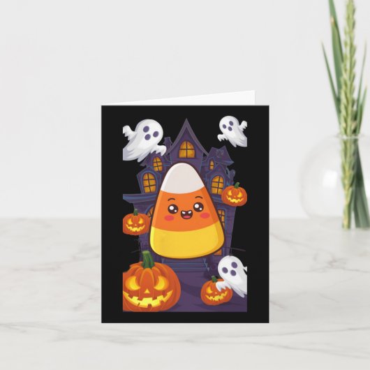 キャンディーコーンハロウィーンの衣装 カード (正面)