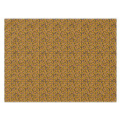 キャンディーコーンハロウィーントリックまたはトリートパターン テーブルクロス (正面(横))