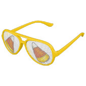 キャンディーコーンハロウィーン感謝祭のトリックまたはトリート アビエーターサングラス (アングル)