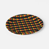 キャンディーコーンハロウィーン紙プレート ペーパープレート (アングル)