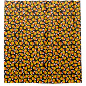 キャンディーコーンハロウィーン シャワーカーテン (正面)