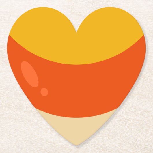 キャンディーコーンハロウィーン ペーパーコースター (正面)