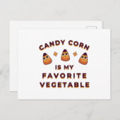 キャンディーコーンハロウィーン ポストカード (正面/裏面)