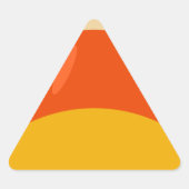 キャンディーコーンハロウィーン 三角形シール (正面)