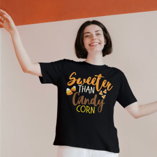 キャンディーコーンハロウィーンTシャツよりも甘い Tシャツ