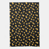 キャンディーコーンハローウィンパーティ キッチンタオル (縦)