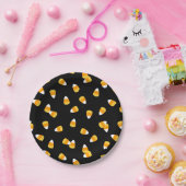 キャンディーコーンハローウィンパーティ ペーパープレート (パーティー)