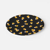 キャンディーコーンハローウィンパーティ ペーパープレート (アングル)