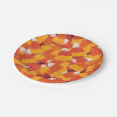 キャンディーコーンハローウィンパーティ ペーパープレート (アングル)