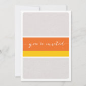 キャンディーコーンハローウィンパーティ 招待状 (裏面)