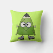 キャンディーコーンフランケンシュタインハロウィーン クッション (裏面)