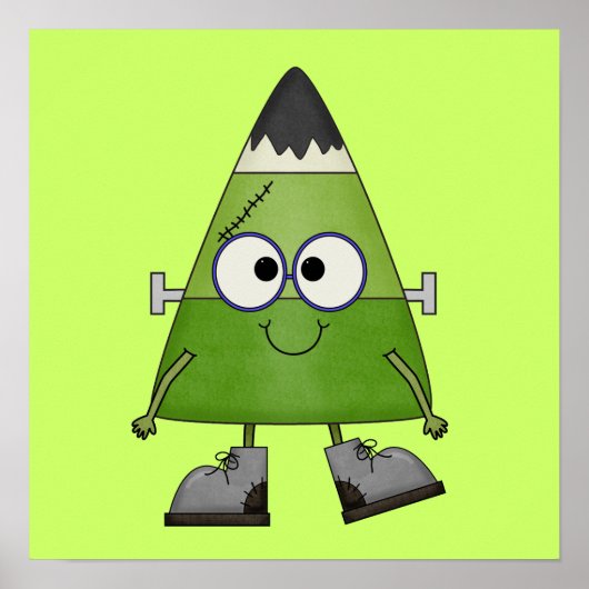 キャンディーコーンフランケンシュタインハロウィーン ポスター (正面)