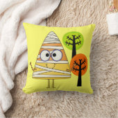 キャンディーコーンミームハロウィーン クッション (ブランケット)