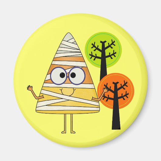キャンディーコーンミームハロウィーン マグネット (正面)