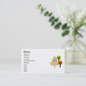 キャンディーコーンミームハロウィーン 名刺 (スタンド正面)