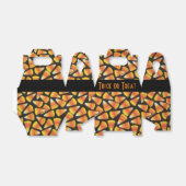 キャンディーコーン切り妻用箱をトリックまたは治療する フェイバーボックス (折り畳みなし)