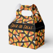 キャンディーコーン切り妻用箱をトリックまたは治療する フェイバーボックス (正面サイド)