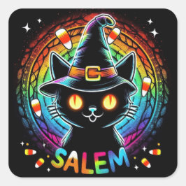 キャンディーコーン子猫シール スクエアシール