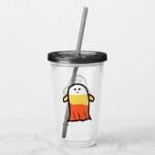 キャンディーコーン幽霊 アクリルタンブラー (裏面)