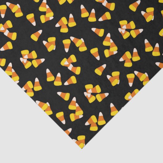 キャンディーコーン模様ハロウィーンギフトラッピング 薄葉紙 (詳細)