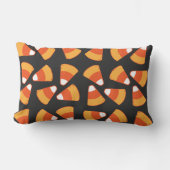 キャンディーコーン模様 ランバークッション (正面)