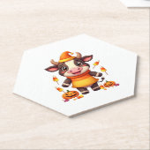 キャンディーコーン牛 ペーパーコースター (アングル)