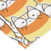 キャンディーコーン猫パターン テーブルクロス (アングル)