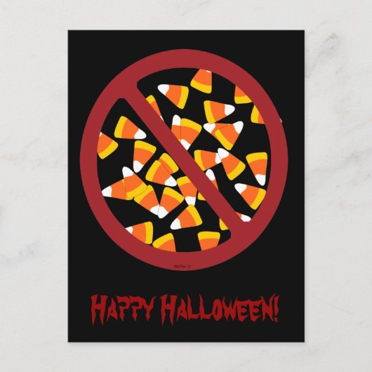 キャンディーコーン葉書なし ポストカード (正面)