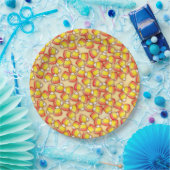 キャンディーコーン ペーパープレート (パーティー)