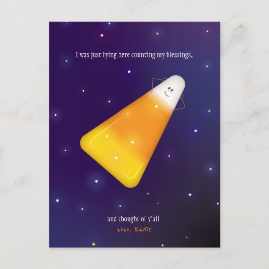 キャンディーコーン ポストカード (正面)