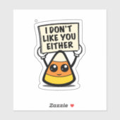 キャンディーコーン"私もあなたのことが好きではない" シール (シート)
