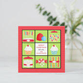 キャンディーショップビジネスクリスマスカード シーズンカード (スタンド正面)