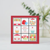 キャンディーショップビジネスクリスマスカード シーズンカード (スタンド正面)