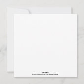 キャンディーショップビジネスクリスマスカード シーズンカード (裏面)