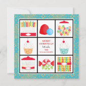 キャンディーショップビジネスクリスマスカード シーズンカード (正面)