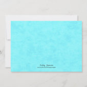 キャンディーショップ お菓子の店の誕生日招待状 招待状 (裏面)