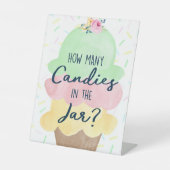 キャンディースアイスクリームパーティー 台座サイン (正面)