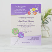 キャンディースイート バット ミッツヴァー グレープ 招待状 (スタンド正面)