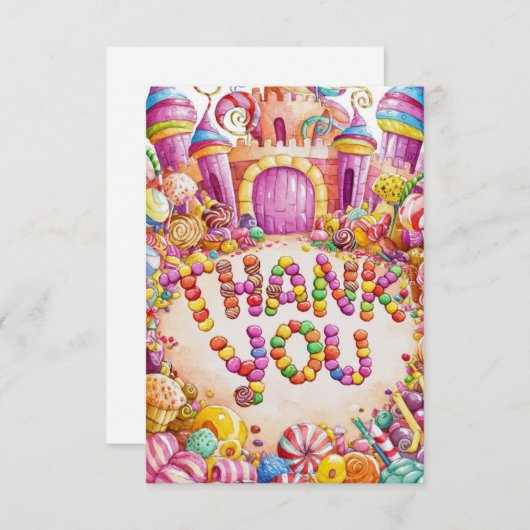 キャンディースキャンディランドサンキューカード サンキューカード (正面/裏面)