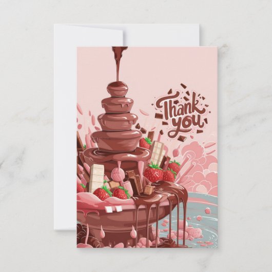 キャンディースグリーティングチョコレートサンキューカード サンキューカード (正面)