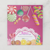 キャンディーストア·バルミツワー·シーティング·エスコート プレイスカード (外部開封)